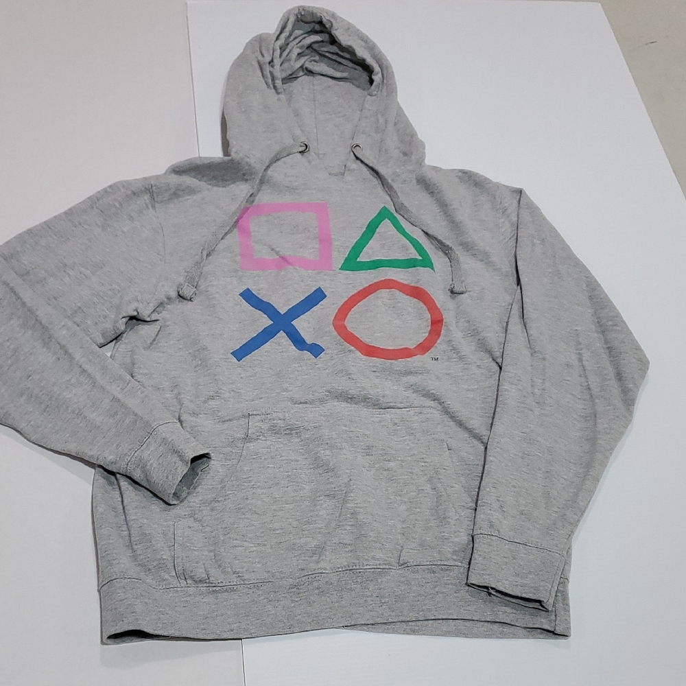 Playstation Gray Hoodie Kids XL